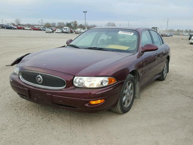 1G4HP52K15U168557 - 2005 BUICK LESABRE CU BURGUNDY photo 2