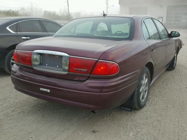 1G4HP52K15U168557 - 2005 BUICK LESABRE CU BURGUNDY photo 4