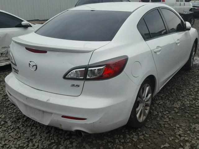 JM1BL1S68A1107543 - 2010 MAZDA 3 S WHITE photo 4