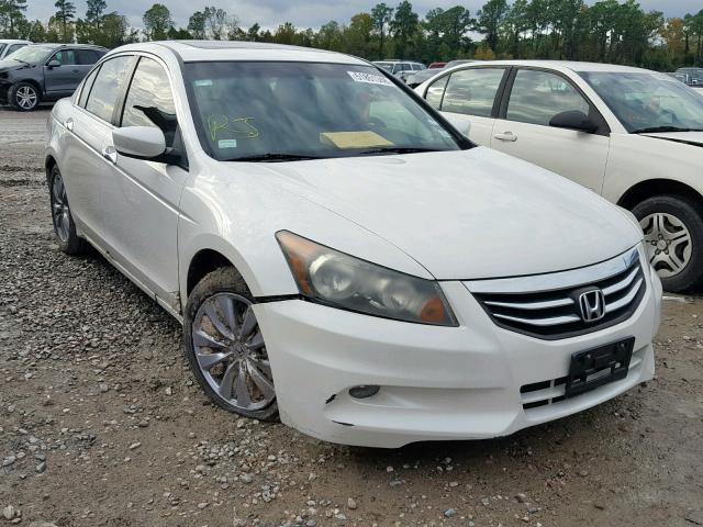 5KBCP3F87BB001014 - 2011 HONDA ACCORD EXL WHITE photo 1