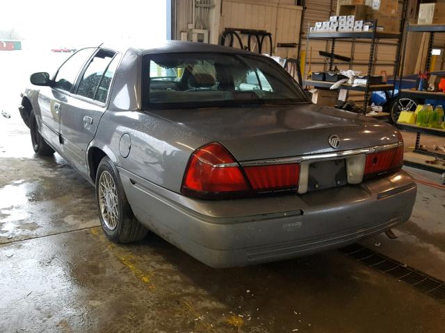 2MEFM74W0XX603790 - 1999 MERCURY GRAND MARQ GRAY photo 3