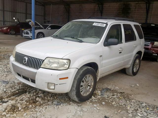 4M2YU81197KJ14245 - 2007 MERCURY MARINER LU WHITE photo 2