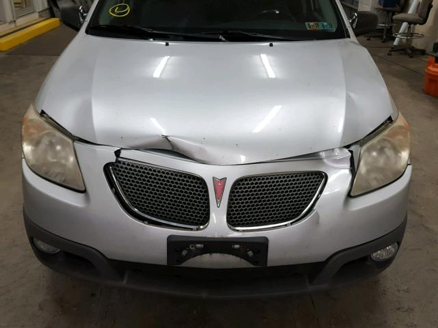 5Y2SL65837Z413750 - 2007 PONTIAC VIBE SILVER photo 9