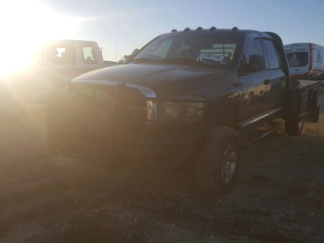 3D7MX48A58G151141 - 2008 DODGE RAM 3500 S BLACK photo 2