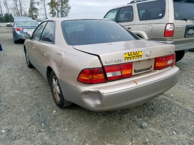 JT8BF28G3X5074142 - 1999 LEXUS ES 300 GOLD photo 3