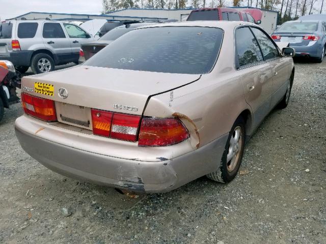 JT8BF28G3X5074142 - 1999 LEXUS ES 300 GOLD photo 4