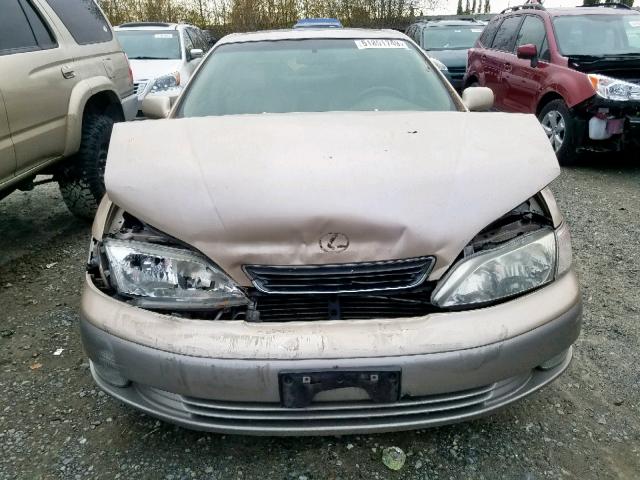 JT8BF28G3X5074142 - 1999 LEXUS ES 300 GOLD photo 7