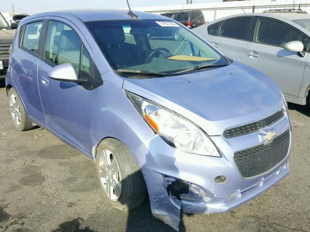 KL8CB6S93EC452531 - 2014 CHEVROLET SPARK LS BLUE photo 1