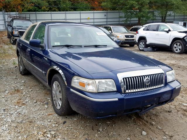 2MEFM74W76X637028 - 2006 MERCURY GRAND MARQ BLUE photo 1