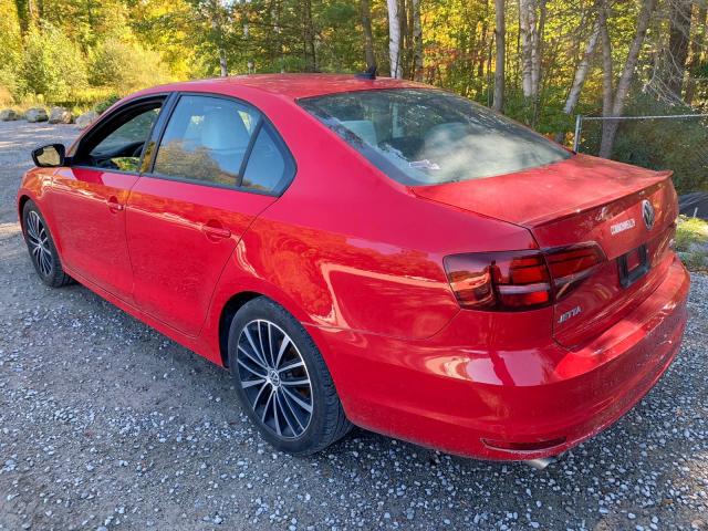 3VWB17AJ8GM215961 - 2016 VOLKSWAGEN JETTA SPOR RED photo 3