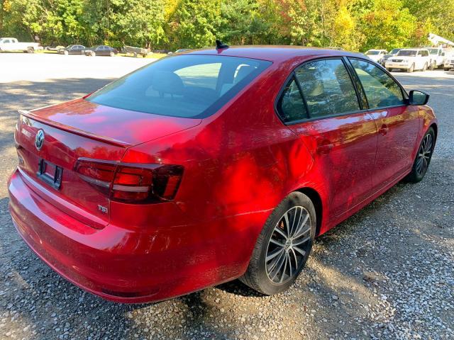 3VWB17AJ8GM215961 - 2016 VOLKSWAGEN JETTA SPOR RED photo 4