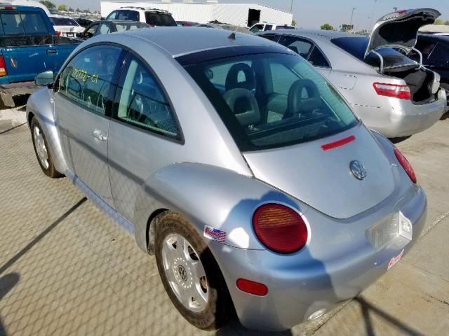 3VWCD21C41M406901 - 2001 VOLKSWAGEN NEW BEETLE ვერცხლისფერი ფოტო 3