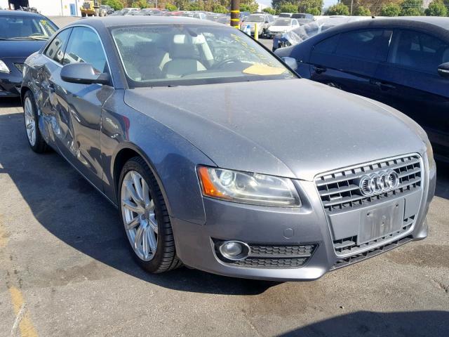 WAULFAFRXCA021795 - 2012 AUDI A5 PREMIUM GRAY photo 1