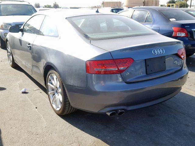 WAULFAFRXCA021795 - 2012 AUDI A5 PREMIUM GRAY photo 3