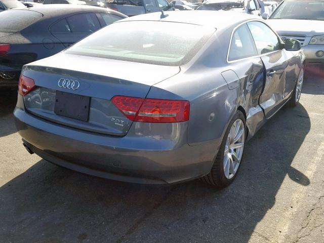 WAULFAFRXCA021795 - 2012 AUDI A5 PREMIUM GRAY photo 4