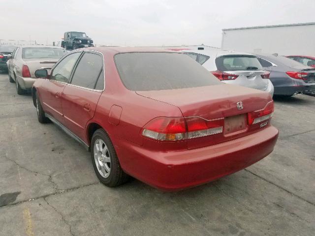 JHMCG66872C024840 - 2002 HONDA ACCORD EX RED photo 3