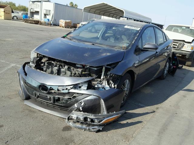 JTDKARFPXH3026341 - 2017 TOYOTA PRIUS PRIM გრაფიტი ფოტო 2