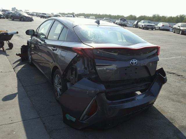 JTDKARFPXH3026341 - 2017 TOYOTA PRIUS PRIM გრაფიტი ფოტო 3