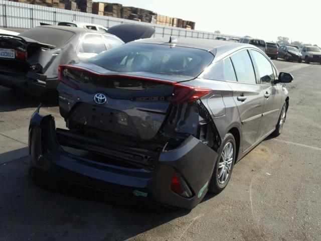 JTDKARFPXH3026341 - 2017 TOYOTA PRIUS PRIM გრაფიტი ფოტო 4