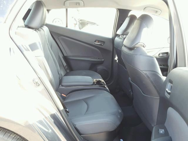 JTDKARFPXH3026341 - 2017 TOYOTA PRIUS PRIM გრაფიტი ფოტო 6