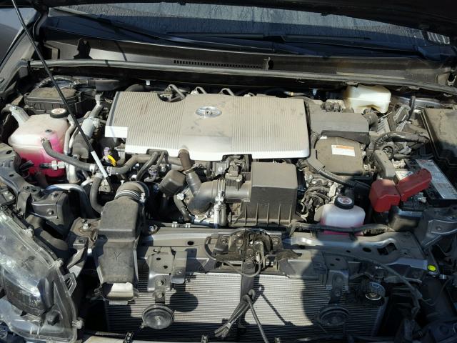 JTDKARFPXH3026341 - 2017 TOYOTA PRIUS PRIM გრაფიტი ფოტო 7