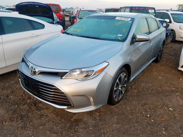 4T1BK1EB2GU194466 - 2016 TOYOTA AVALON XLE SILVER photo 2