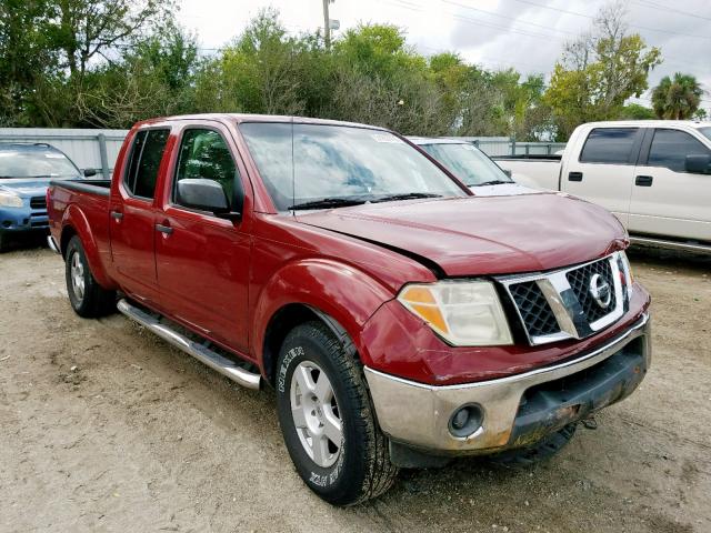 1N6AD09U47C428173 - 2007 NISSAN FRONTIER C RED photo 1