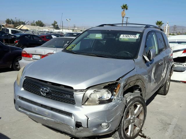 JTMZK32V376007043 - 2007 TOYOTA RAV4 SPORT SILVER photo 2