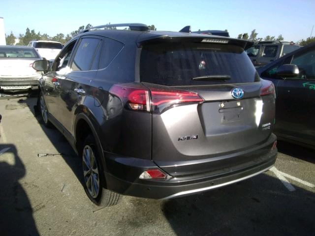 JTMDJREV4JD164532 - 2018 TOYOTA RAV4 HV LI GRAY photo 3