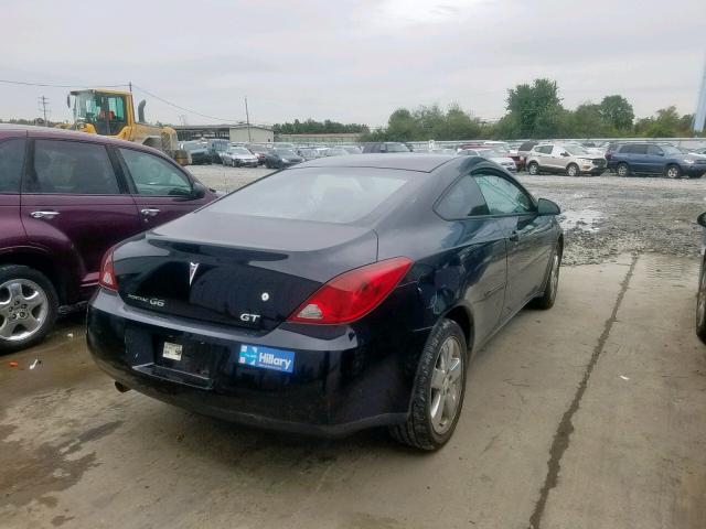 1G2ZH158864173856 - 2006 PONTIAC G6 GT BLACK photo 4