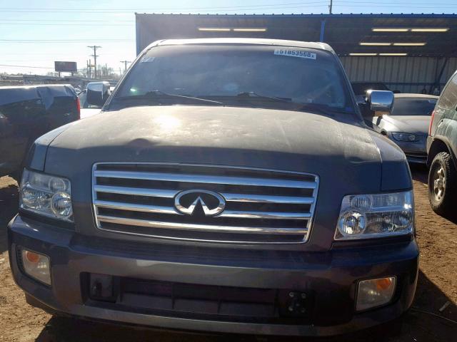 5N3AA08C66N813583 - 2006 INFINITI QX56 CHARCOAL photo 9