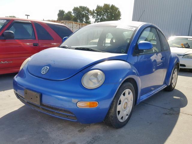 3VWBB61C0WM040760 - 1998 VOLKSWAGEN NEW BEETLE ლურჯი ფოტო 2