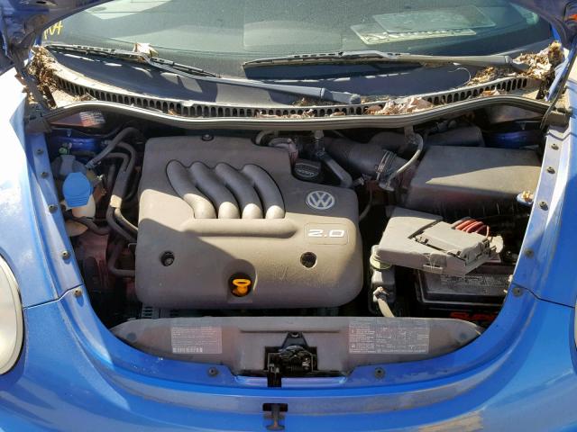 3VWBB61C0WM040760 - 1998 VOLKSWAGEN NEW BEETLE ლურჯი ფოტო 7