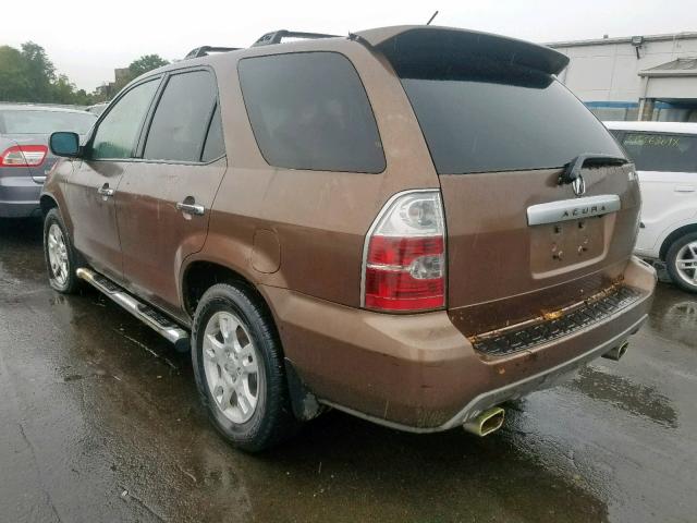 2HNYD18944H507334 - 2004 ACURA MDX TOURIN BROWN photo 3