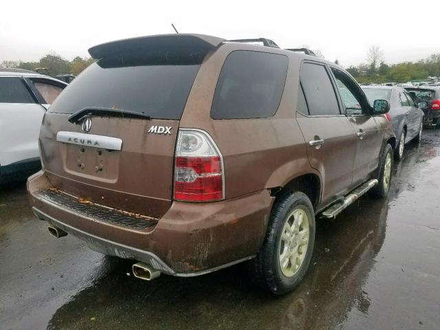 2HNYD18944H507334 - 2004 ACURA MDX TOURIN BROWN photo 4