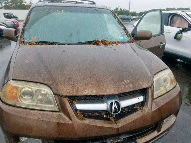 2HNYD18944H507334 - 2004 ACURA MDX TOURIN BROWN photo 7