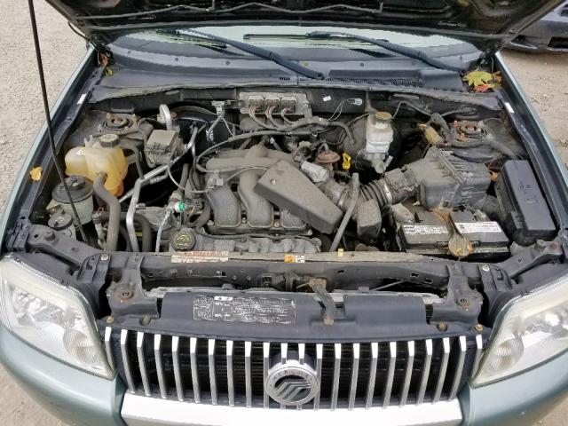 4M2YU91147KJ16457 - 2007 MERCURY MARINER LU GREEN photo 7