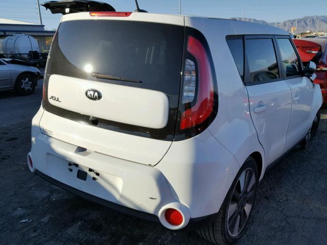 KNDJX3A5XF7194113 - 2015 KIA SOUL ! WHITE photo 4