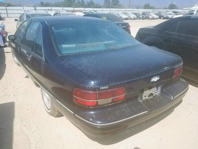 1G1BN53EXMR109087 - 1991 CHEVROLET CAPRICE CL BLUE photo 3