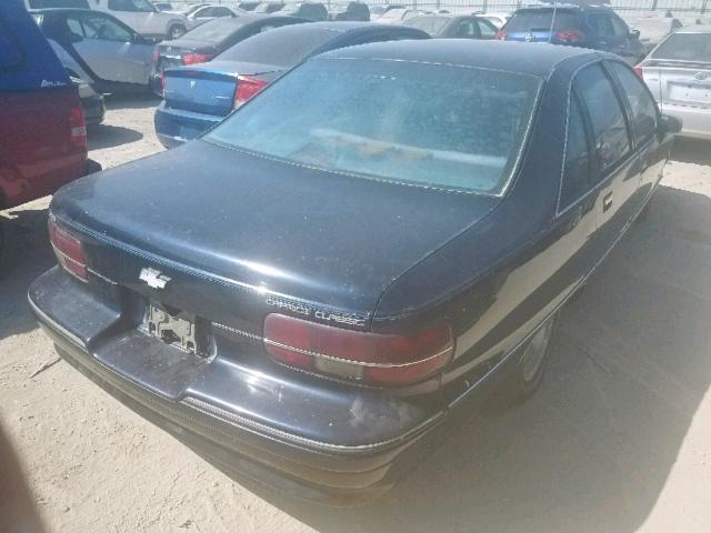 1G1BN53EXMR109087 - 1991 CHEVROLET CAPRICE CL BLUE photo 4