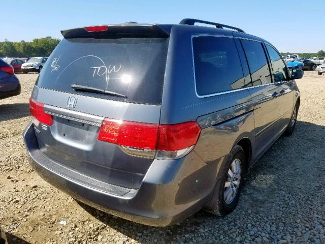 5FNRL3H6XAB049296 - 2010 HONDA ODYSSEY EX GRAY photo 4