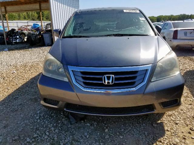 5FNRL3H6XAB049296 - 2010 HONDA ODYSSEY EX GRAY photo 9