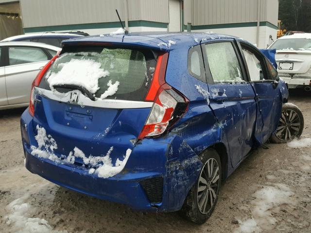 JHMGK5H70GX028291 - 2016 HONDA FIT EX BLUE photo 4