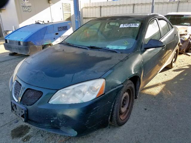 1G2ZH558X64132488 - 2006 PONTIAC G6 GT GREEN photo 2