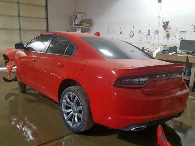 2C3CDXCT5JH169061 - 2018 DODGE CHARGER R/ RED photo 3