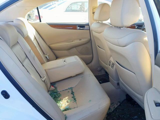 JTHBA30G055137596 - 2005 LEXUS ES 330 WHITE photo 6