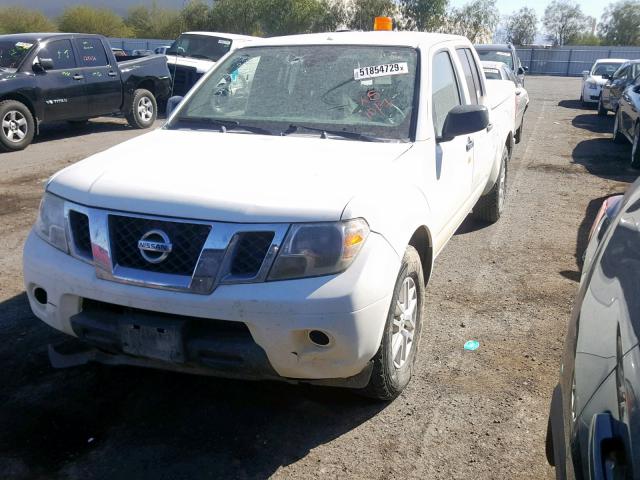 1N6AD0FV3EN740709 - 2014 NISSAN FRONTIER S WHITE photo 2