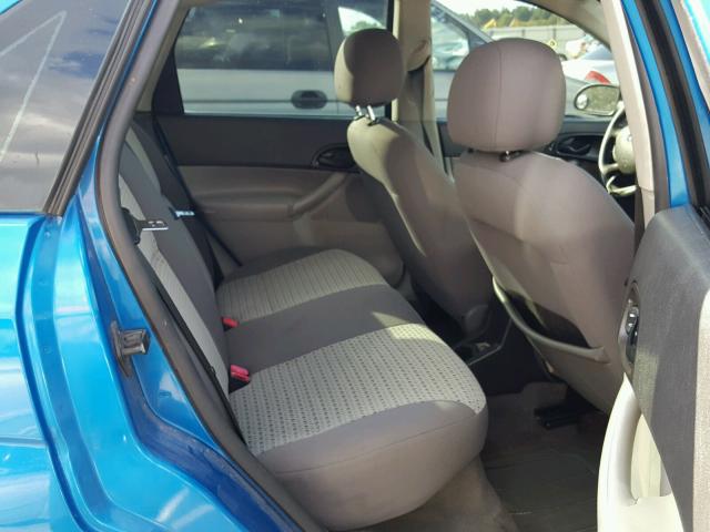 1FAFP34N37W291734 - 2007 FORD FOCUS ZX4 BLUE photo 6