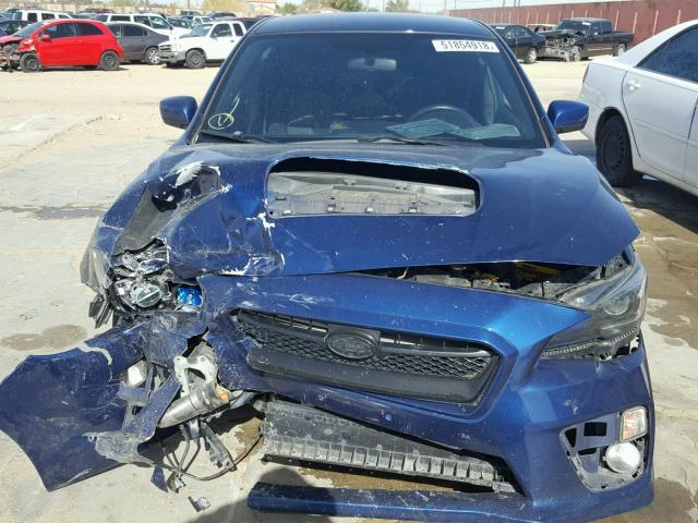 JF1VA1A66F9834733 - 2015 SUBARU WRX BLUE photo 9