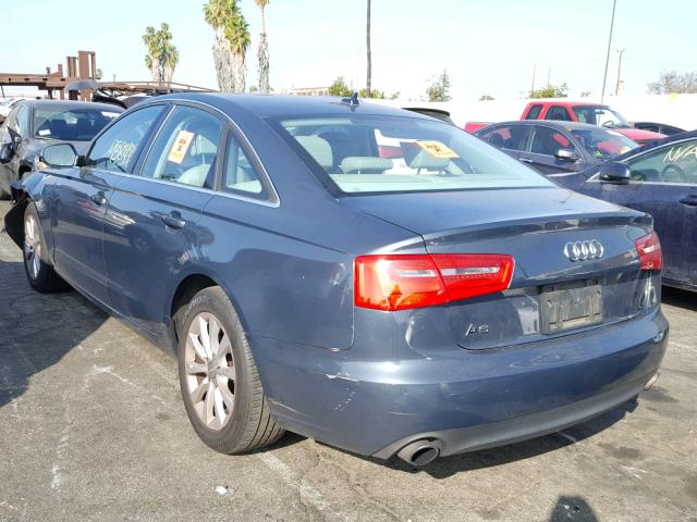 WAUCFAFC3EN056444 - 2014 AUDI A6 PREMIUM GRAY photo 3